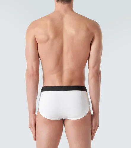 Set of 2 cotton-blend briefs - Tom Ford - Modalova