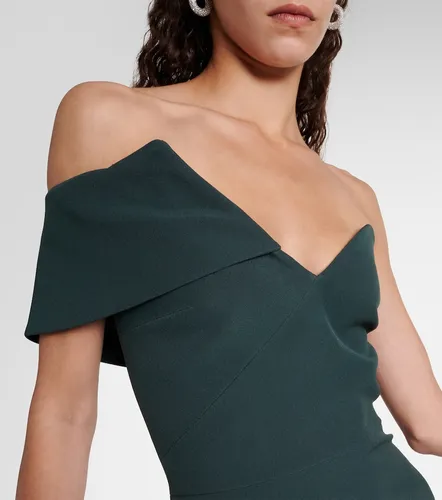 Opal asymmetric crepe midi dress - Safiyaa - Modalova