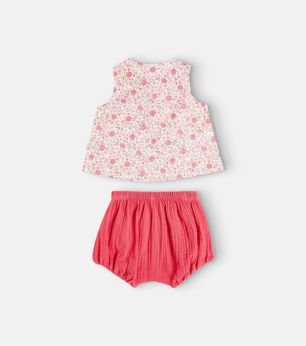 Bebé - Set de vestido y bloomers de algodón floral - Il Gufo - Modalova