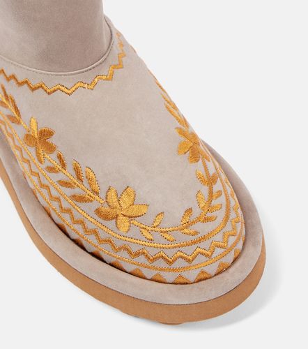 Zarina shearling-lined suede snow boots - Clergerie - Modalova