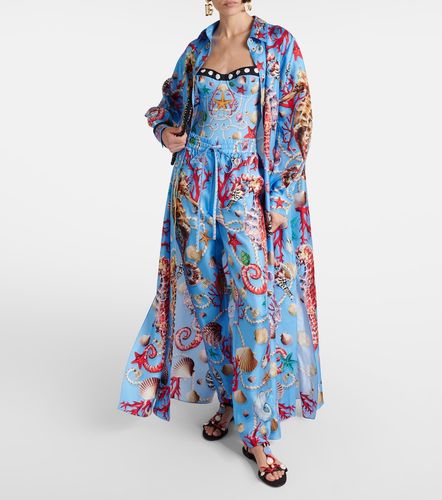 Capri printed silk straight pants - Dolce&Gabbana - Modalova