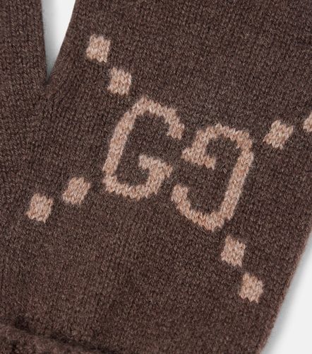 Guanti GG in cashmere jacquard - Gucci - Modalova