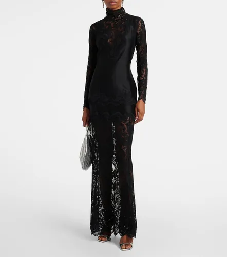 Rabanne Lace-trimmed maxi dress - Rabanne - Modalova