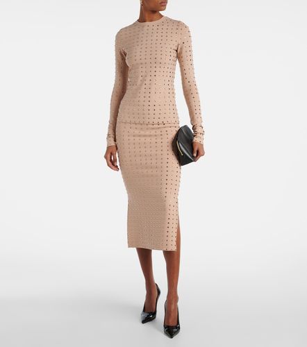 Gonna midi Nome con cristalli - Sportmax - Modalova