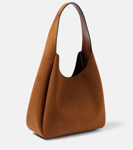 Borsa Logo Large in suede sintetico - Stella McCartney - Modalova