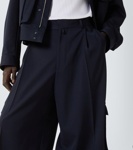 High-rise wool cargo pants - Dries Van Noten - Modalova