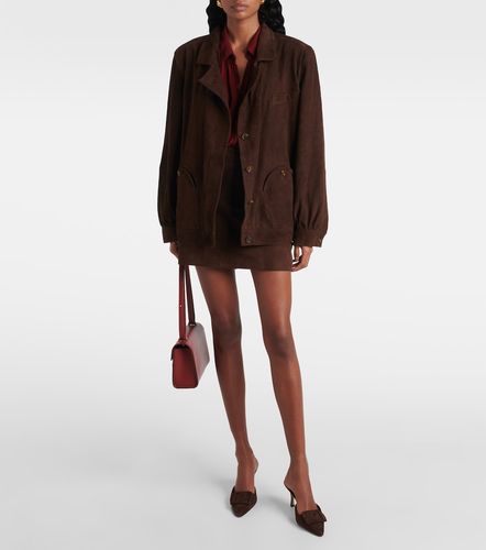 Cleo suede bomber jacket - Blaze Milano - Modalova