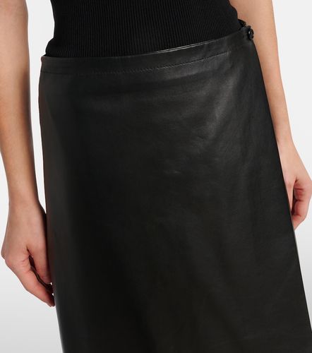Khaite Quinn leather wrap skirt - Khaite - Modalova