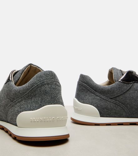 Zapatillas de fieltro con piel - Brunello Cucinelli - Modalova