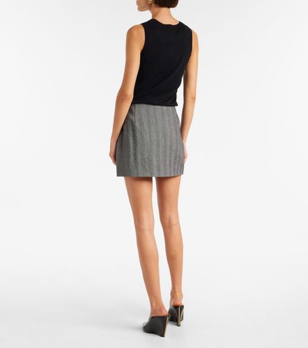 Striped wool-blend miniskirt - Ferragamo - Modalova