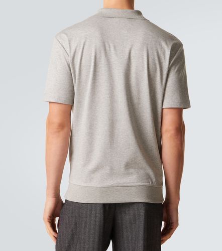 Polo de jersey de algodón - Giorgio Armani - Modalova