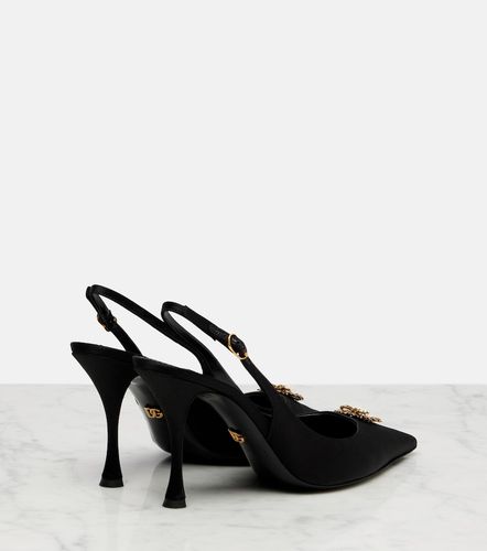 Slingback-Pumps Devotion 90 aus Satin - Dolce&Gabbana - Modalova