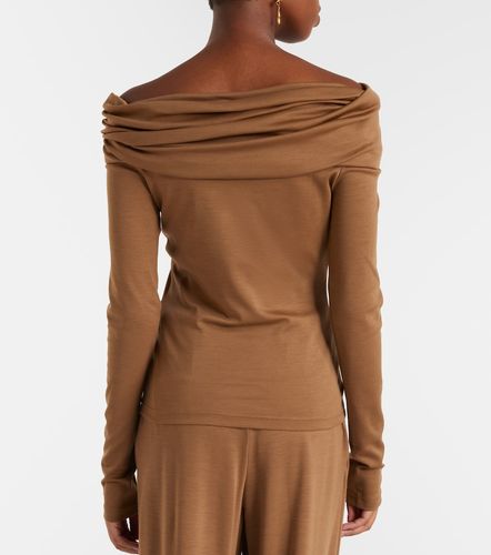Top Orafo de lana virgen drapeado - Max Mara - Modalova