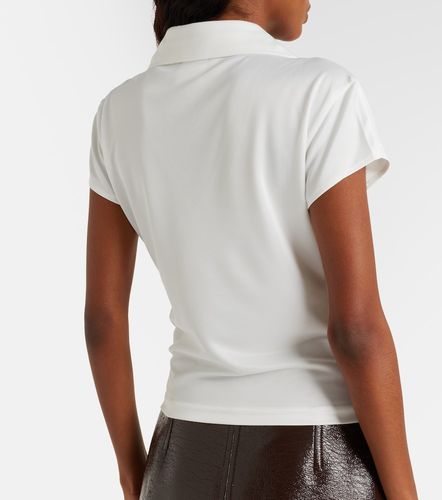 Courrèges Polo de jersey con logo - Courreges - Modalova