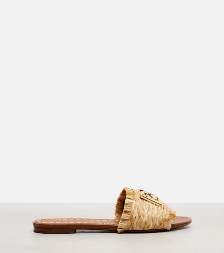 DG raffia-effect slides - Dolce&Gabbana - Modalova