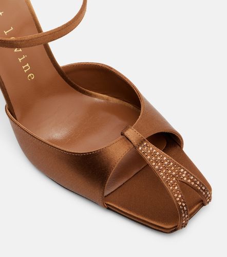 Hidden Gem embellished satin mules - Herbert Levine - Modalova