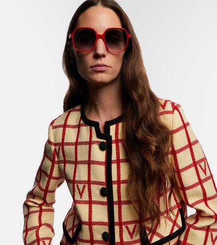 Light V VLogo oversized sunglasses - Valentino - Modalova