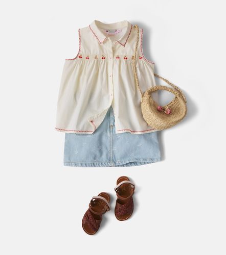 Blusa Lexi de algodón bordada - Bonpoint - Modalova