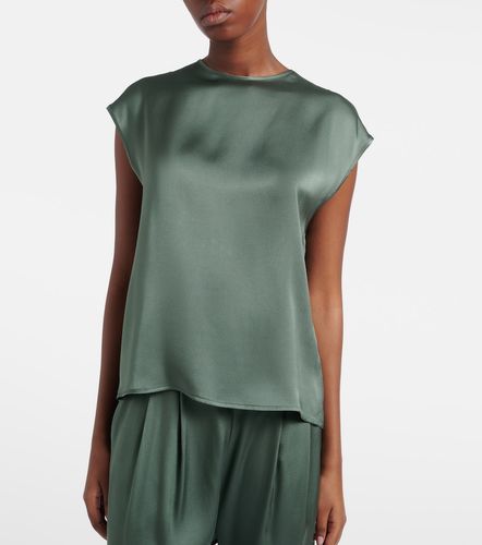 Asceno Top Dasha in twill di seta - Asceno - Modalova