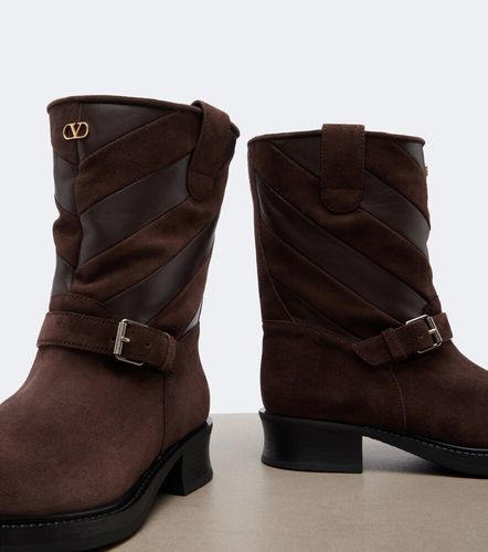 Ankle Boots Rayons aus Veloursleder - Valentino Garavani - Modalova