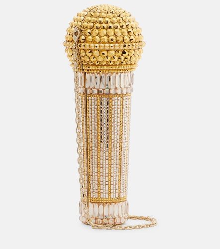 Clutch Microphone Small con cristalli - Judith Leiber Couture - Modalova
