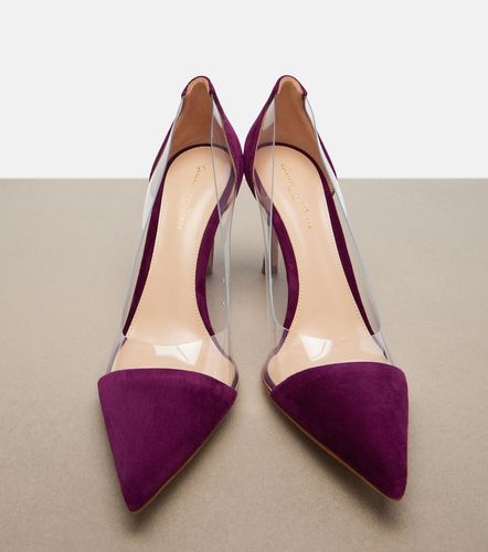 Pumps Plexi in suede e TPU - Gianvito Rossi - Modalova