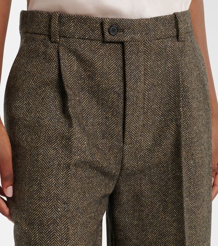 Bermudas en mezcla de lana espigadas - Saint Laurent - Modalova