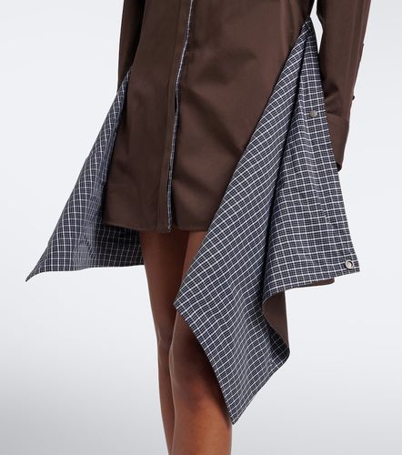 Vestido camisero Double L de algodón y seda - Loewe - Modalova