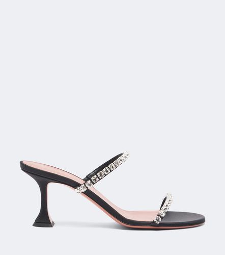 Gigi crystal-embellished satin mules - Amina Muaddi - Modalova