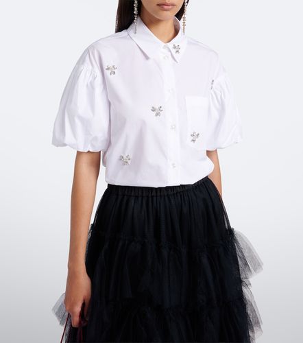 Verziertes Hemd aus Baumwollpopeline - Simone Rocha - Modalova
