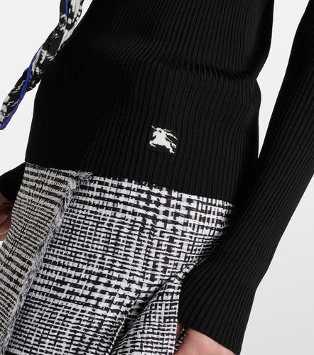 Pullover aus Rippstrick mit Schal-Detail - Burberry - Modalova