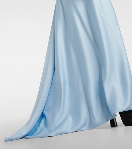 Trägerlose Robe Galaxy aus Satin - Vivienne Westwood - Modalova