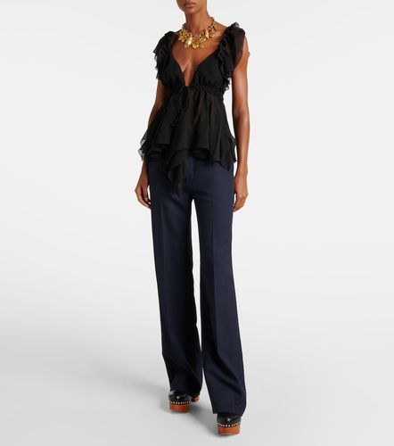 Chloé Top aus Seidengeorgette - Chloe - Modalova