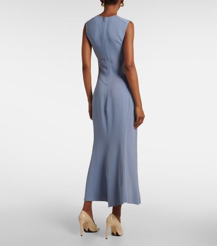 Abito midi con ruches - Victoria Beckham - Modalova
