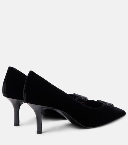 Eleanor Pave 65 velvet pumps - Tory Burch - Modalova