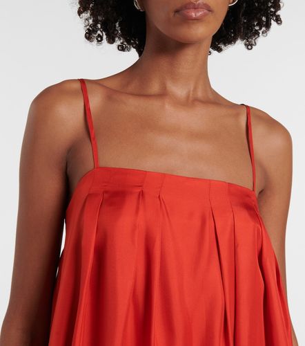 Vestido largo Heather de sarga de seda - Asceno - Modalova