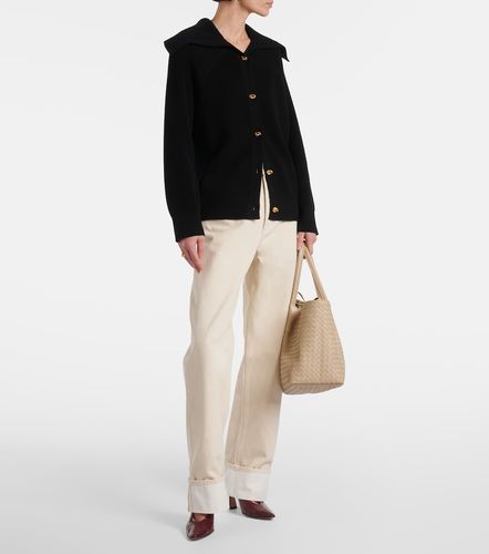 Cárdigan acanalado Knot de algodón - Bottega Veneta - Modalova