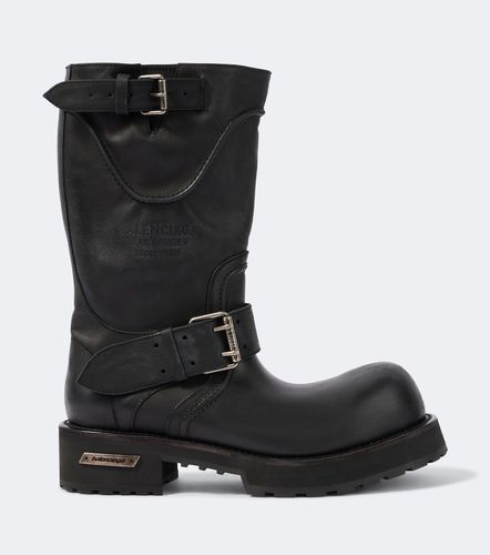 Venom leather biker boots - Balenciaga - Modalova