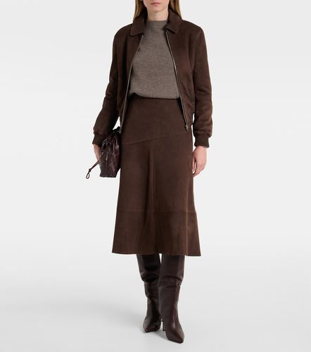 Yves Salomon Suede midi skirt - Yves Salomon - Modalova