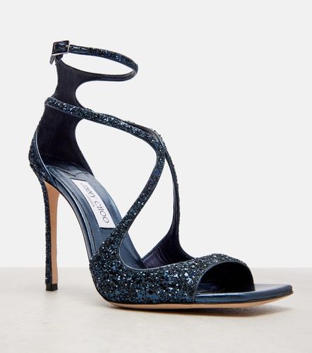 Jimmy Choo Azia 110 glitter sandals - Jimmy Choo - Modalova