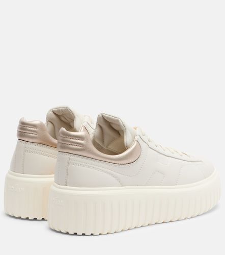 H-Stripes leather platform sneakers - Hogan - Modalova