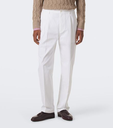Pantaloni regular in cotone e cashmere - Dunhill - Modalova