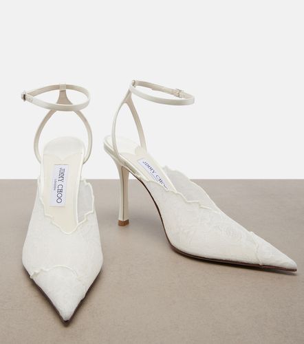 Sposa – Pumps Faiz in pizzo e pelle - Jimmy Choo - Modalova