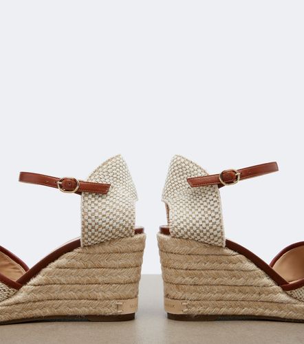 Espadrahi raffia-effect espadrille wedges - Manolo Blahnik - Modalova