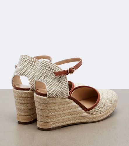 Alpargatas con cuña Espadrahi de efecto rafia - Manolo Blahnik - Modalova