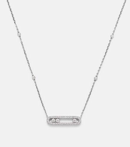 Collar Baby Move de oro blanco de 18 ct con diamantes - Messika - Modalova