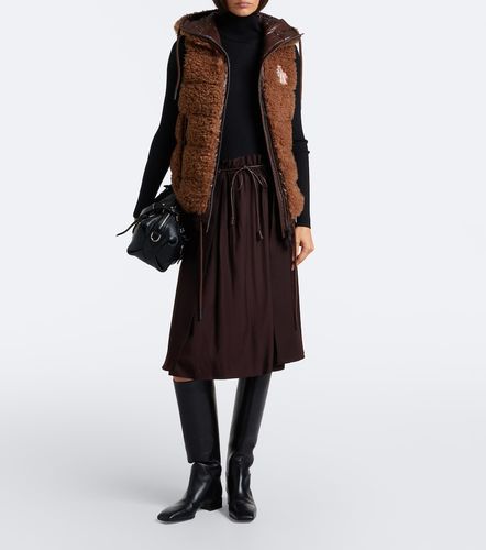 Chaleco de plumas de teddy con capucha - Moncler Grenoble - Modalova