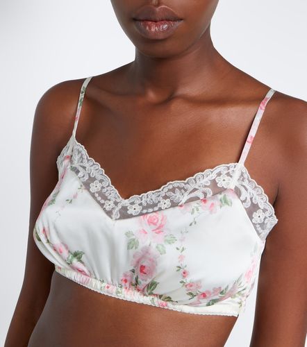 Bralette aus Satin mit Spitze - Simone Rocha - Modalova