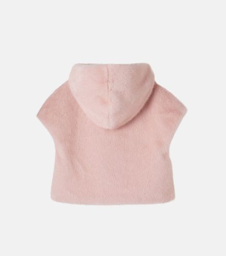Chaleco de teddy con capucha - Monnalisa - Modalova