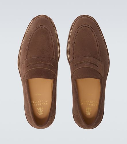 Suede penny loafers - Brunello Cucinelli - Modalova